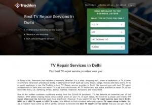 TV Repair Services | Computer Repair Services- Tradikin - Tradikin connects customers to hundreds of trusted professionals for TV Computer Repair Services in India including LCD,  LCD,  CRT,  Plasma,  Laptop Desktop Repairs