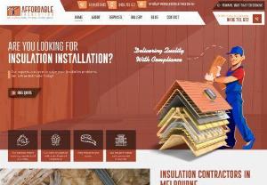 Insulation Installers & Contractors Melbourne | Affordable Insulation - Affordable Insulation are certified insulation contractors, suppliers & installers in Melbourne. Contact us today for professional home insulation in Melbourne.