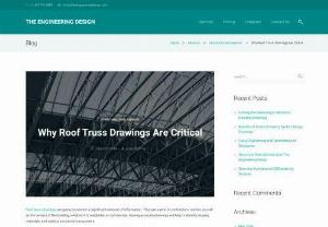 Why Roof Truss Drawings Are Critical - Roof truss drawings are going to contain a significant amount of information. They are useful to contractors, roofers, as well as the owners of the building, whether it is residential or commercial.
