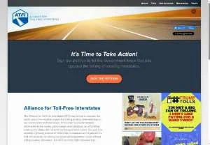 Screenshot of Tolls on interstate highways | Speak Out Against Interstate Tolls