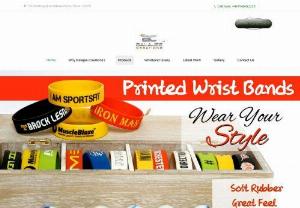 Rubber Wristband - Best Rubber Wristband manufacturer & supplier company in India. Silicone Printed Rubber Wristband is best way to promote your business and brand name with lowest price.