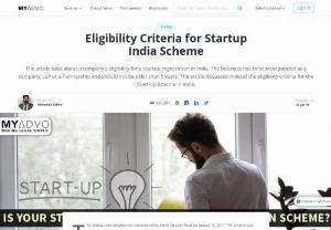 Eligibility for startup india - The Startup India initiative was commenced by Prime Minister Modi on January 16, 2017. The scheme was started to promote startups in India as new startups were blooming in almost all business sectors. The scheme brought a new optimism in new entrepreneurs who saw it as governmental backing to their young businesses.


