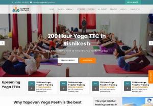 Yoga School in India - Tapovan Yogapeeth is one of the renowned yoga schools in Rishikesh that offers Yoga Teacher Training in Rishikesh with an aim to spread the goodness of yoga across the globe. The students receive Yoga Alliance USA certification at the end of the training which helps in making a career as a yoga tutor across the globe.