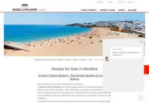 Houses for sale in Albufeira  - Exclusive Villas, Apartments and Building Plots for sale in Albufeira - buy or sell a property with Engel & Vlkers Albufeira, Algarve. 
