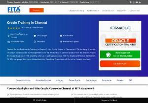 Oracle Course in Chennai - Learn Oracle from our certified professionals in FITA Academy. We are providing weekend and weekday classes based on the individual needs.  Reach us at 98404-11333 for any doubt regarding the course details and enroll today at Oracle Training in Chennai for training and certification.