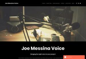 Joe Messina Voice - Talented voiceover artist that can bring believability to any Explainer Video, E-Learning, Audio Book, Commecial, Corporate, or Narration project in the right time at the right price.