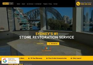 Complete Stone Care and Protection - We provide a complete restoration and maintenance service for all types of natural stone including Marble,  limestone,  granite,  Terrazzo,  and Travertine. Our goal is to provide the most professional workmanship and good old fashioned customer service that is the envy of our industry. Complete Stone Care and Protection contact at 1300 66 86 46 or info@stonerestoration. Com. Au