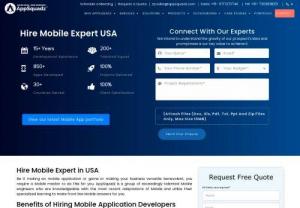 Mobile App Development USA | Hire Mobile Experts USA - Hire top mobile experts, designers, developers from AppSquadz, one of the high-rated mobile app development company in the USA offering robust iOS, Android and hybrid app development services.