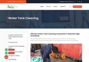 Water Tank cleaning & Pipeline Disinfection Services Dubai - Rise Up Dubai - Rise Up Dubai provides the best water tank cleaning services in Dubai, for residential & commercial customers with best packages.Book Now ?