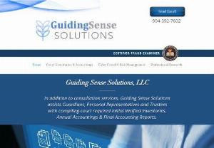 Guiding Sense Solutions - Guiding Sense Solutions provides Financial Coaching, Daily Money Management, Professional Guardianship and Small Business Bookkeeping in Northeast Florida.