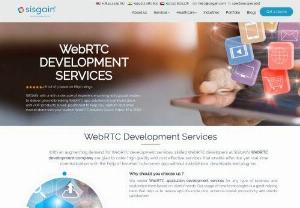 Best WebRTC application development in USA  - SISGAIN is delivering best  WebRTC solutions in USA which also has highly devotee webRTC developers. Our developers are providing great webRTC application services all over world by which you can get a great experience of video chat. you can call us any time for details or query at +18444455767