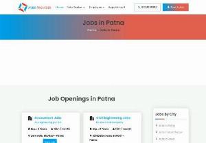 Jobs in patna - Find Latest jobs in patna for Freshers and Experienced at jobsprovider. Jobsprovider helps you to make job search easy and convenient. Apply for best Job Openings in Patna