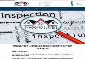 SG Snagging Surveys - We specialise in New Build Housing snagging inspections. We work independently and are not associated with any house developers or builders therefore sharing your motive of identifying any defects or snags in your brand new home. We are here to ensure your new home is to the high quality and standard you would expect.