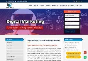 Digital Marketing Training in Madhapur Hyderabad - Elearn Infotech is one of the Top  Digital Marketing Training Institution for Digital Marketing Training (SEO, SEM , SMO and SMM), which is located in Madhapur, Hyderabad. We have 6+ years 

Experienced Digital Marketing Traininers. We offering Digital Marketing Training in Madhapur Hyderabad with Live Projects. Register for Free Demo Class Today.