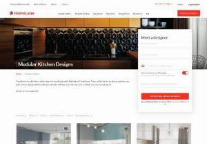 Modular Kitchen - Modular Kitchens: Check out the latest modular kitchen designs online with HomeLane. We provide one stop solution for all your modular kitchen requirements.