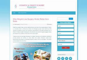 Why Weight Loss Surgery Works Better than Diets - Weight loss surgery helps you lose weight and lowers your risk of the medical problem. Obesity is a recurrent issue in India just as abroad. As indicated by most recent reports by CDC (Centres for Disease Control and Prevention), 