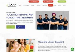 IIAHP Therapy Center - A Therapy Center and Learning School in Sector 35 Chandigarh, (Ph-97802 95562). We provide Autism treatment, Down Syndrome Treatment, Cerebral Palsy Treatment, Speech Therapy, ADHD Treatment, Dyslexia Treatment, Developmental Delay Treatment, Mental Retardation Treatment, Slow Learners Treatment, and Therapies for Special Needs Children etc. We Take New Children All Year.