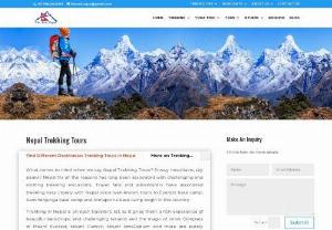Nepal Trekking Tours - Nepal has been always associated with challenging, thrilling and exciting trekking excursions. Nepal trekking tours have always fascinated every travelers and those who love challenging adventures.