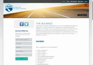 Screenshot of Alliance for Toll-Free Interstates