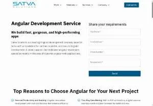 Screenshot of Angular Development Services