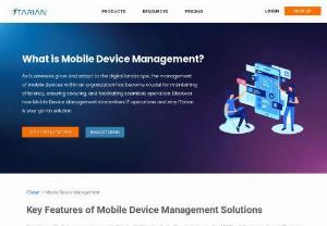 Mobile Device Management Software for Enterprise Mobility - Today the world going on mobility technology. We provide best MDM Software for Managing an enterprise data in the very closed circle on their own devices with separate migration