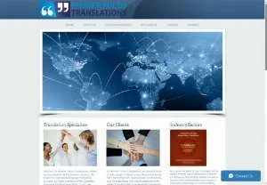 Screenshot of Translation Services Waterloo