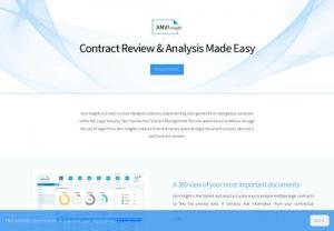 AI based Contract Analytics & Review Software - Anvi Legal - Anvi Legal is a Best Contract Analysis & Review software,  implementing Artificial Intelligence Platform within the legal sector.