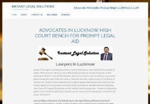 Advocate in Lucknow - We comprise of advocates in Lucknow city with variety of experience of handling issues related to criminal and civil matters. Specialized advice is provided to all the clients and dedicated services are given to them.