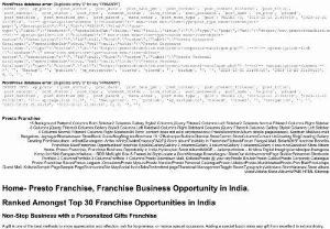 Grab the best franchise business opportunities in India at a lowest investment - Presto wonders provides best franchise business opportunity in India,  and get low investment franchise or distributorship business opportunity