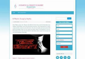 6 Plastic Surgery Myths - Plastic surgery there are some myths and misconceptions that persist about plastic surgery. If you want to do Plastic surgery Book appointment.
