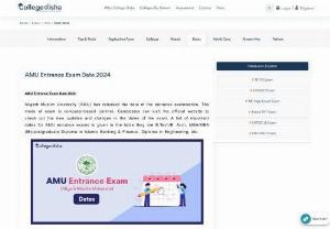 AMU 2019 Important Dates, Exam Dates, Admit Card Date and Result Date - AMU 2019 notification and latest updates about  AMU 2019 Important Dates, Exam Dates, Admit Card Date and Result Date visit on the education online portal collegedisha