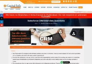 TOP 150+ Latest Salesforce CRM  Interview Questions and Answers  - Salesforce Latest 150 + interview Questions and Answers asked in Recent Interviews
