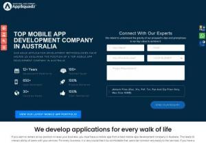 Mobile App Development Company Australia - Mobile apps are becoming extremely vital for businesses to survive in a competitive market. AppSquadz, a top application development company in Australia is delivering end-to-end mobility solutions in application development as well as offering amazing apps at cost-effective rates.