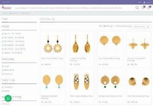 Latest Gold Earrings - It will give you a very elegant and pleasing look if you wear Latest Gold Earrings with any type of stylish kurtis.