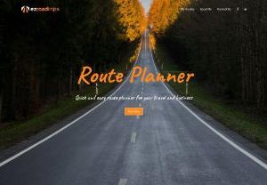 Travel Company - EzRoadTrips is a road trip planning website with a primarily focus on itinerary and route planning for a long distance travel. It also provides a white - lebeling solution using which a 3rd party can set up their own travel portal by using their technology and crowdsourcing platform.