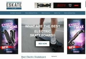 Screenshot of eSkate Hub