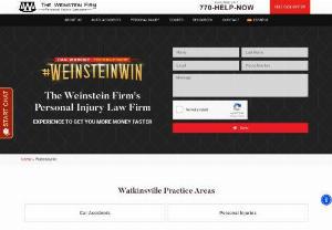 Watkinsville Car Accident Lawyer - Watkinsville Car accident lawyer is considered as a prominent legal firm which is dedicated to helping out victims of car accident through a licensed car accident attorney. The Weinstein Firm injury lawyers provide free consultation for your car accident case and promise to get justice in the best possible manner.
