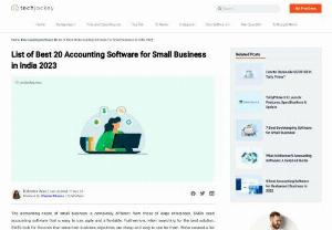 Accounting Software in India - Management of business is extremely hard. Here is the list of accounting software in India which are highly advanced and user friendly for accounting.
