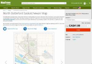 North Battleford Map - Saskatchewan' North Battleford city map is ideal for business owner & those who look for accurate street details & getting directions
