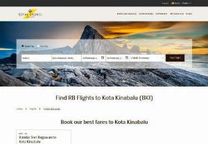 Brunei to Kota Kinabalu Flights - Fly Royal Brunei Airlines from Brunei to Kota Kinabalu, the bustling seaside city that is also home to Malaysia's tallest peak. 
