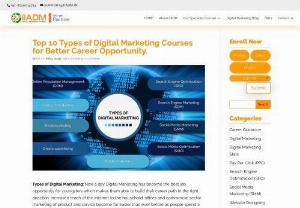 Types of Digital Marketing for Better Career Opportunities. - If you are confused about choosing career options after 12th then Digital Marketing will be the best option for you because scope in the different type of digital marketing field is increasing day by day.
