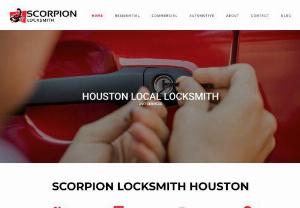 Scorpion Locksmith Houston - 24 Hour Locksmith 281-623-1517 - Scorpion Locksmith Houston providing high quality of local locksmith services in Houston,  TX and surrounding cities,  specialist in residential locksmith,  commercial locksmith,  automotive locksmith Houston,  car keys replacement and many more.