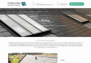 Slate Roof | Slate Roofer  - Yorkshire Heritage Roofing installs slate roofer. If you're looking for a slate roofing company contact Yorkshire Heritage Roofing on 0800 533 5776.