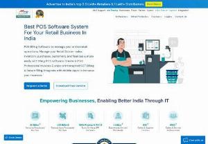 POS software: Keep Your Store in Your Control - A Smart GST-ready inventory & accounting software that helps 
you keep a control on your store with smart billing, reporting and inventory management features. 
Helps you never overstore or go out of stock. Barcode, Touch Screen, Smart purchase, 
Discount & schemes & 1000's of other features help you grow your profits & scale.