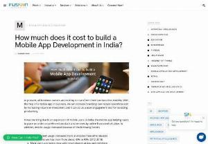 Cost to develop mobile app in India - We Fusion informatics have a lot of experience in developing famous apps like bigbasket, Zomato like the app, an app like MakeMyTrip. The cost to develop an App in India is based on the various factors that affect the price of the Mobile App to develop. The Cost of the App with the better features attracts the users and it results in increased price on various ways.