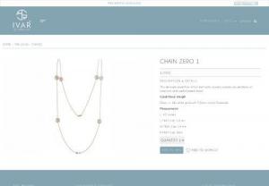 Buy Platinum Chains Online | Designer Platinum Chains Online - IVAR - Browse through a collection of beautifully handcrafted jewellery and buy designer platinum chains online at Ivar Jewellery.