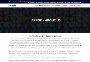 Appok Infolabs - Appok Infolabs is a App development company with focus on ready made and custom on demand solution. We specialize in deployment of custom applications and On demand app development. We not only just sell the software also we make healthy relationship with client and his business. we try to help him every point of turn in business. Our Partners in almost all the region inside 22+ overseas country. We are expert in analyzing and identifying the taste and preferences of the consumers needs.