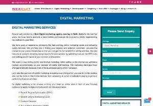 Digital marketing company in Delhi - We are the best Digital marketing company in Delhi, we are a cluster of experienced professionals and assure for 100% satisfactory result. We properly analyze your business and make strategy to enhance your website rank. Our experts create a unique and innovative campaign after analyzing your business needs.