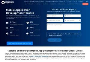 Mobile App Development Company Canada Toronto - Delivering the best product design and app development solutions for clients around the world, we strive to be a top-rated mobile app development company in Canada ,Toronto delivers the ideal amalgam of innovation and technology to build business-centric apps.