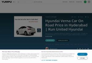 Hyundai Verna Car On Road Price in Hyderabad | Kun United Hyundai - Hyundai Verna Car On Road Price (GST Price) in Hyderabad starts from 8.01 Lakhs - 9.29 Lakhs. Read the PDF for more details like Hyundai Verna Car price, Hyundai Verna Latest Model Specifications and Interior details.